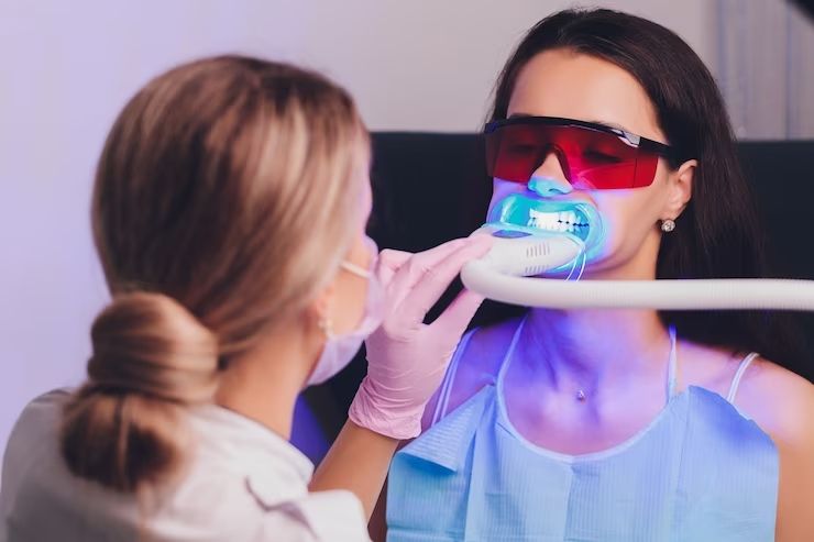 teeth whitening treatment